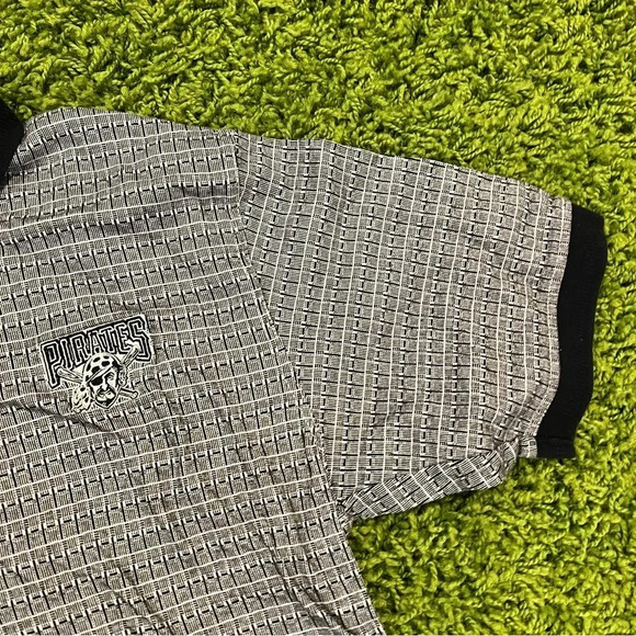 Vintage Starter Pittsburgh Pirates MLB Abstract Polo Shirt - Picture 4 of 7